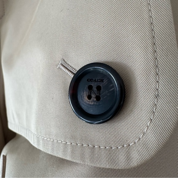 Coach Short Trench Coat Jacket Sz M NWOT - Picture 9 of 16